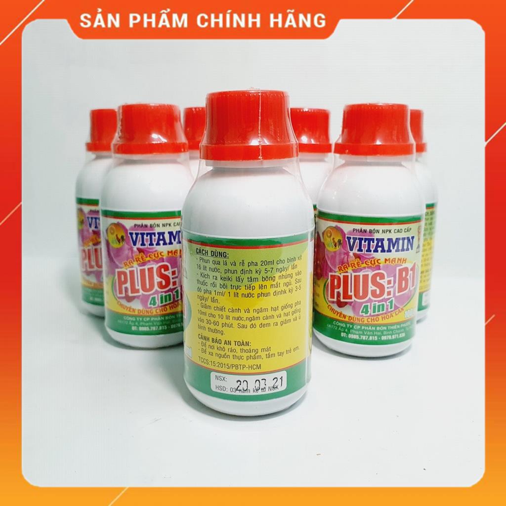 Phân bón lá Vitamin B1 Plus 4 in 1 - 100ml MSP60308