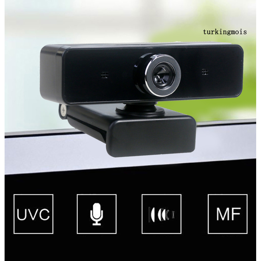 TSP_Rotatable USB Video Recording HD Webcam Camera with Microphone for PC Laptop