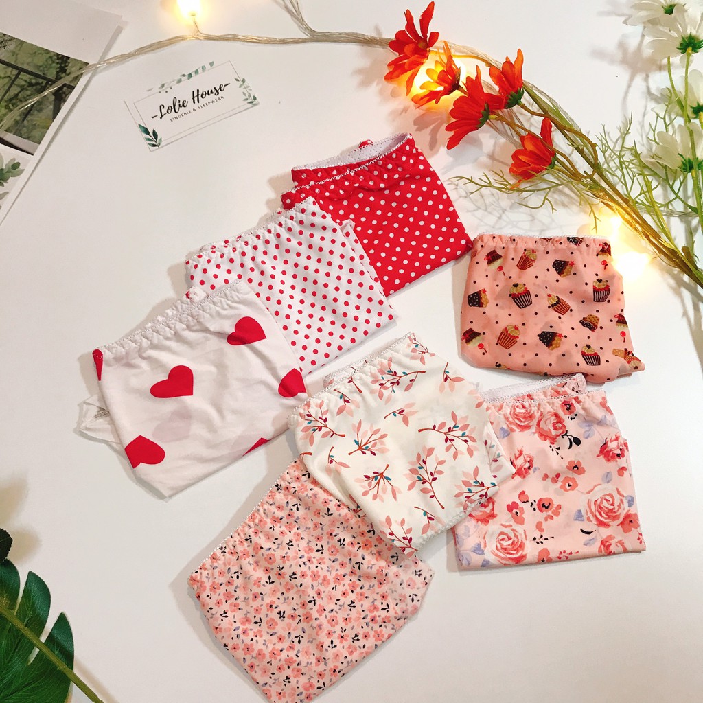 Quần lót thun lạnh ❤️ FREESHIP ❤️ Quần lót không viền họa tiết cute - Lolie House (Có ảnh thật) | BigBuy360 - bigbuy360.vn