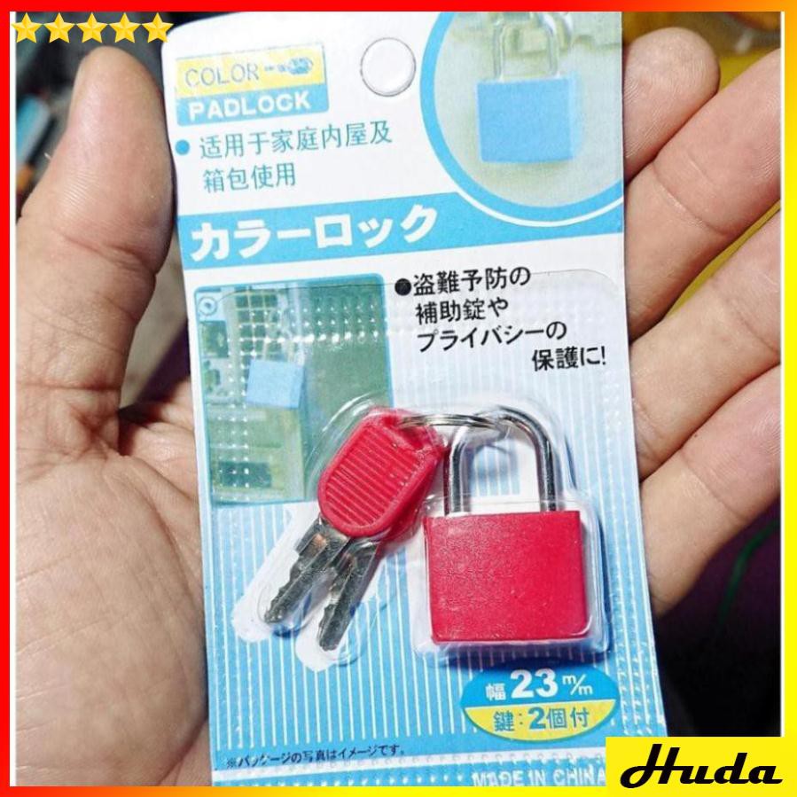 Ổ khóa mini khóa vali túi xách cửa tủ 23mm Padlock Color Màu ngẫu nhiên  DSG