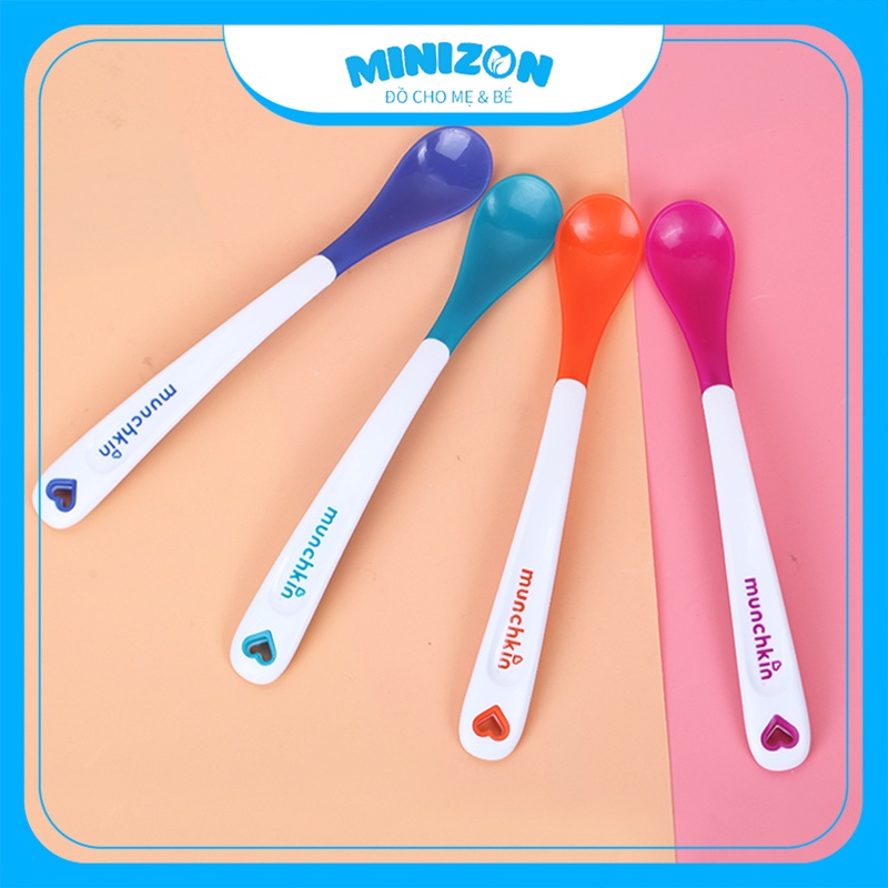 Thìa Mềm Báo Nóng Munchkin Cho Bé Mẫu Mới  | Minizon Kids