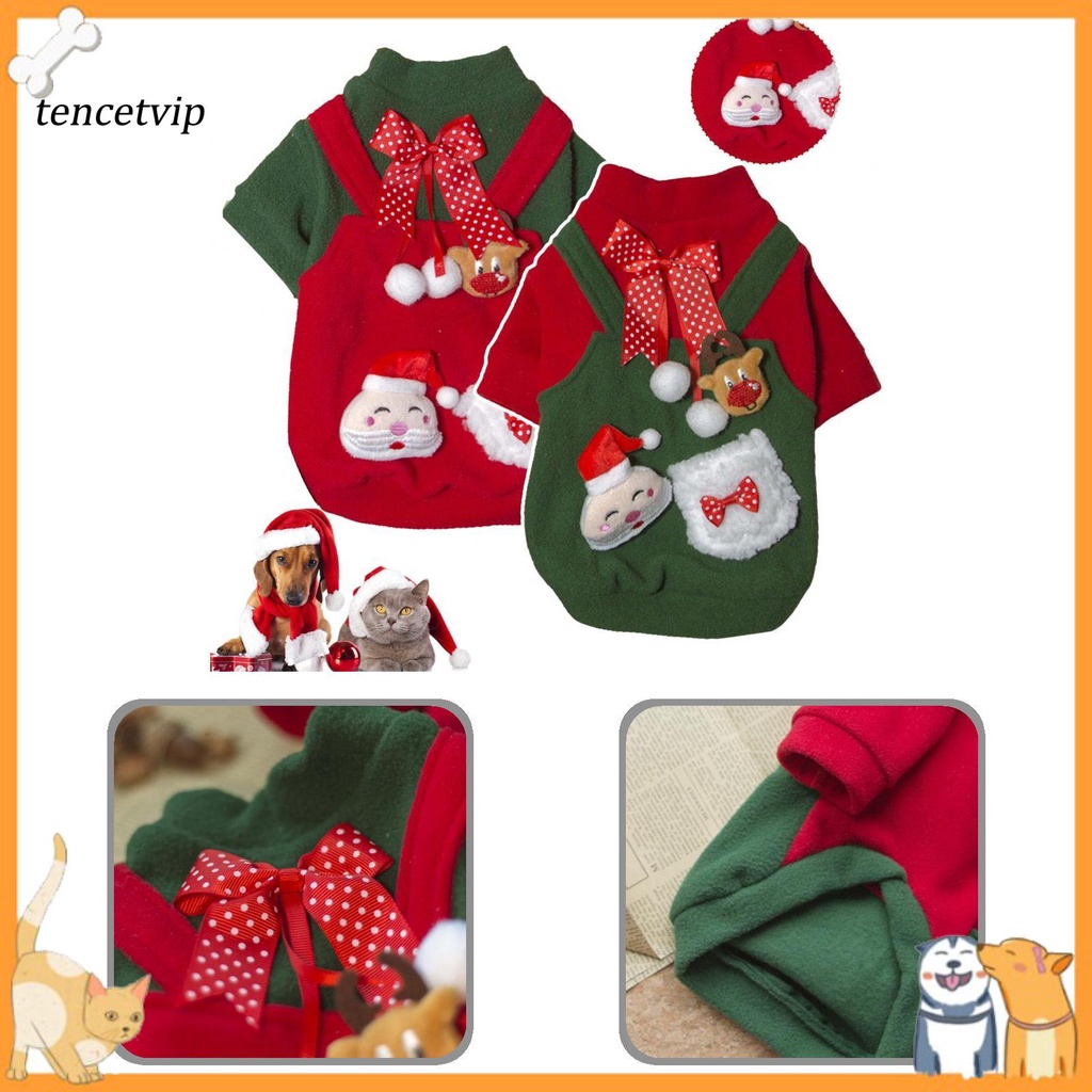 Áo sweatshirt tay ngắn giữ ấm mùa đông xinh xắn dành cho thú cưng