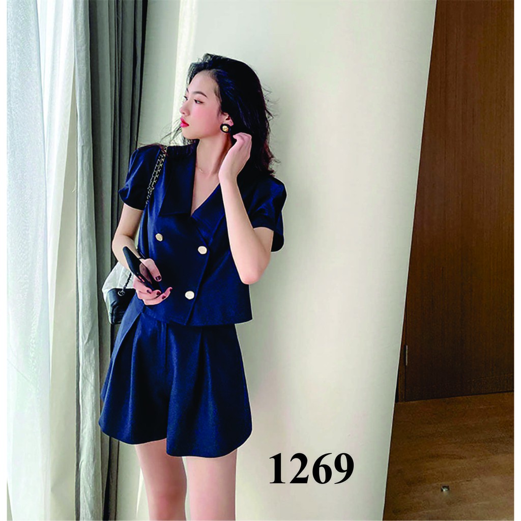 Rập giấy set quần váy và áo cổ nhật mã 1269 (BẢN VẼ)