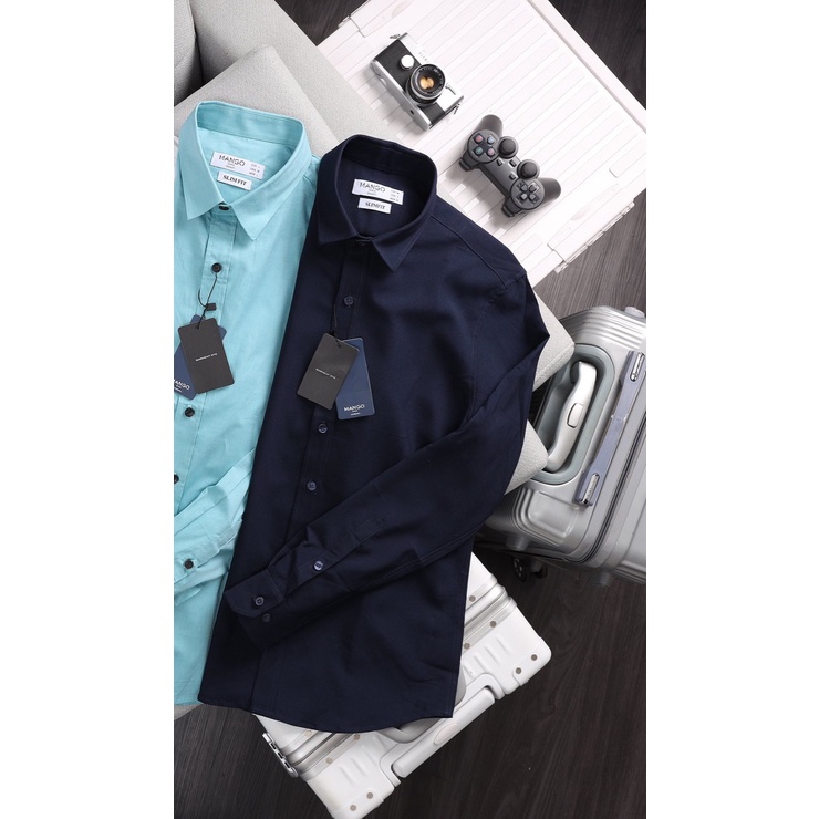 Áo sơ mi nam tay dài MG màu hồng, chất vải cotton cao cấp - Đẳng cấp phái mạnh