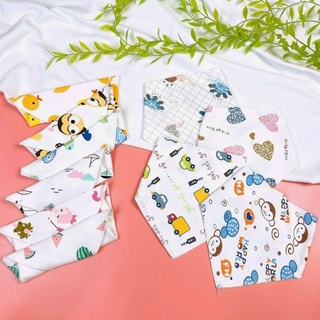 Khăn yếm cotton có cúc bấm