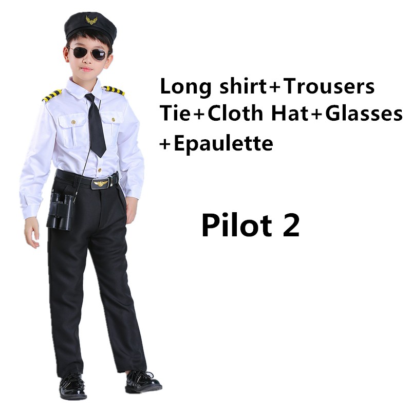 Trang phục hóa trang phi công cho bé
