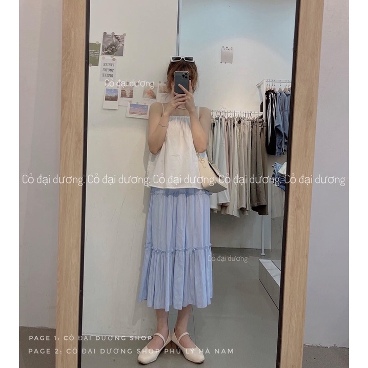 áo dây trơn bo chun 1147