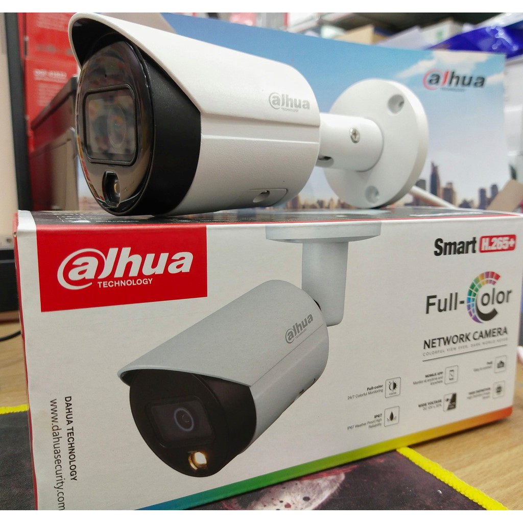 Camera IP 4 MP DAHUA FULL COLOR HFW2439SP-SA-LED-S2 (tem DSS)