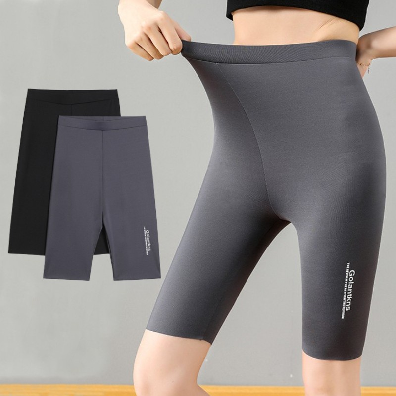 Quần Legging Lửng Lưng Cao Mềm Mại Thoáng Khí Cho Nữ