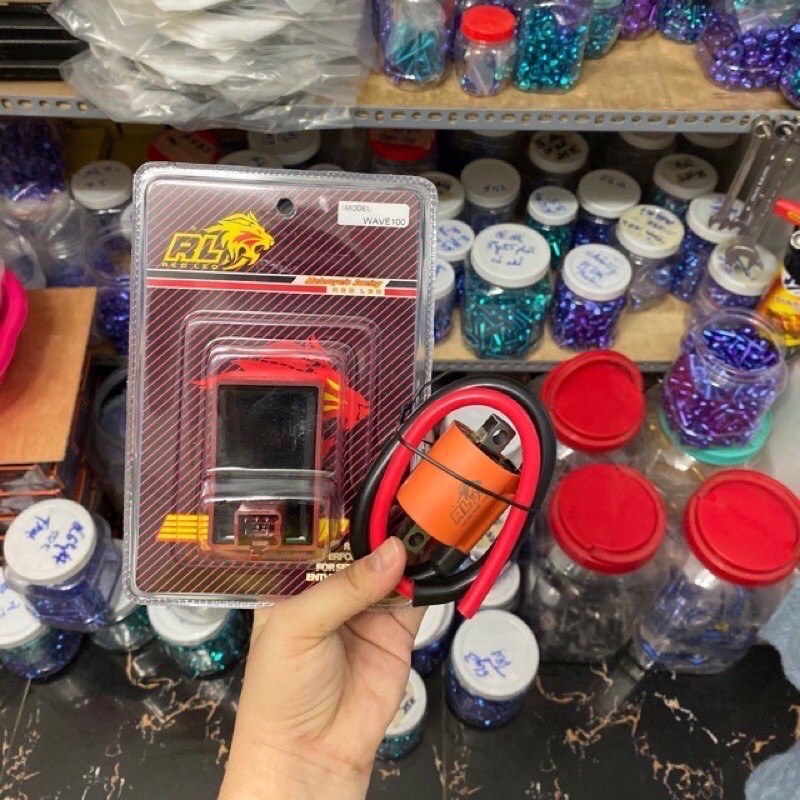 Ic + Mobin Redleo chính hãng gắn Wave 100, Dream, Sirius 50