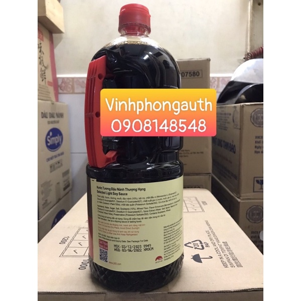 NƯỚC TƯƠNG ĐẬU NÀNH THƯỢNG HẠNG LEE KUM KEE 1.75L