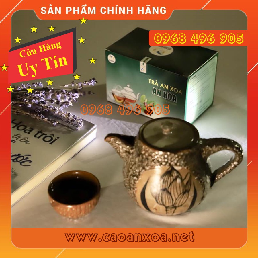 TRÀ AN XOA AN HÒA - Thành phần gồm Cây an xoa, Cà gai leo và Nấm lim xanh