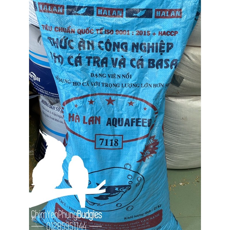 1kg cám cá Hà Lan 7118 viên 10 li dùng để câu cá, thức ăn cá.