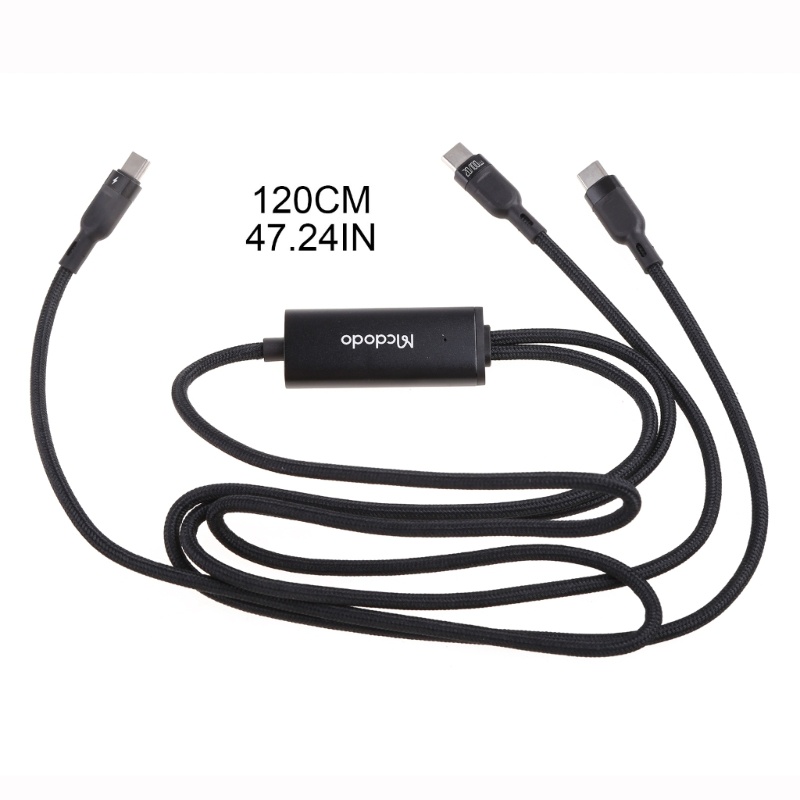 Dây Cáp Sạc Truyền Dữ Liệu USB C Sang USB C 2 Trong 1 100W