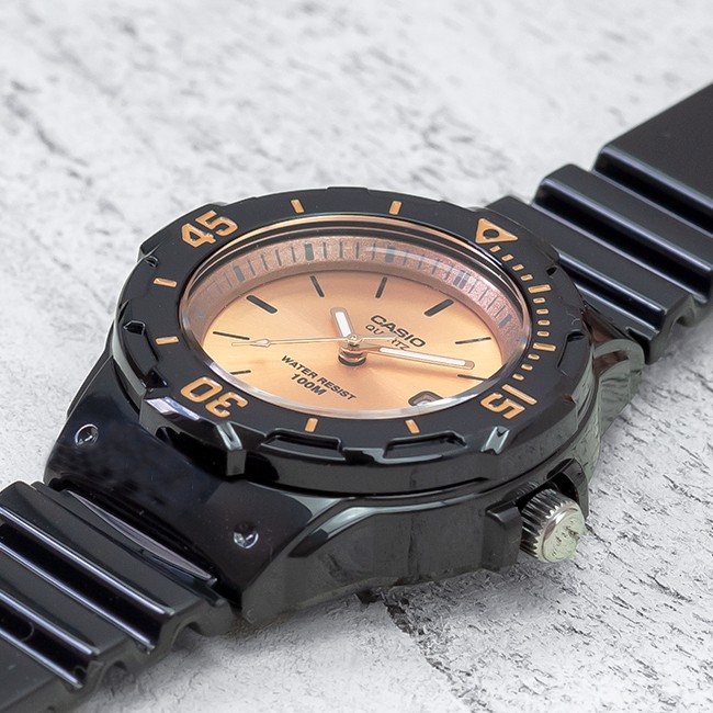 Đồng hồ nữ dây nhựa Casio chính hãng Anh Khuê LRW-200H-9E2VDF