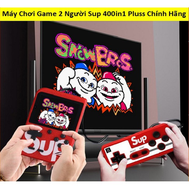 Máy Chơi Game Tuổi Thơ Sup 400 In 1 Tặng Kèm Tay Cầm Thế Hệ 2019 bản pluss