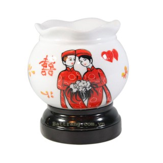 đèn xông tinh dầu bát tràng ( cỡ trung)