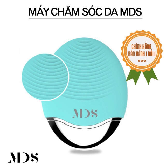 [CHÍNH HÃNG BH 1 ĐỔI 1] Máy rửa mặt / chăm sóc da đa chức năng MDS (Xanh Mint) - Bảo hành 1 đổi 1 trong 6 tháng | BigBuy360 - bigbuy360.vn