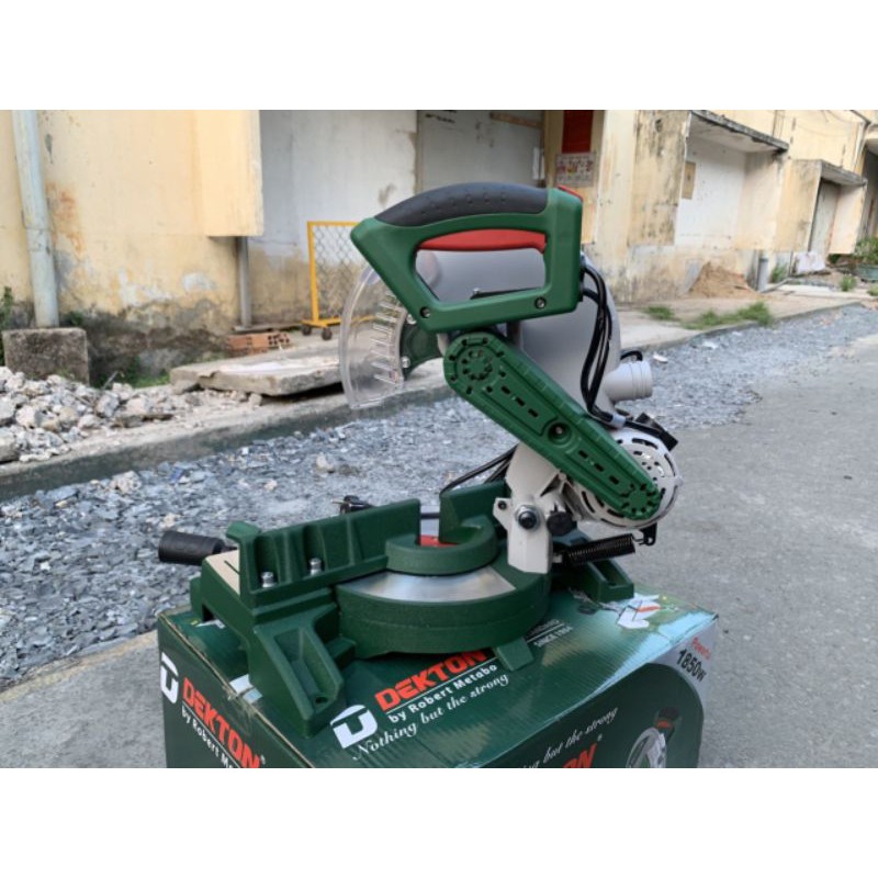 Máy cắt nhôm gỗ dekton 255CR 1850w kèm lưỡi cắt nhôm