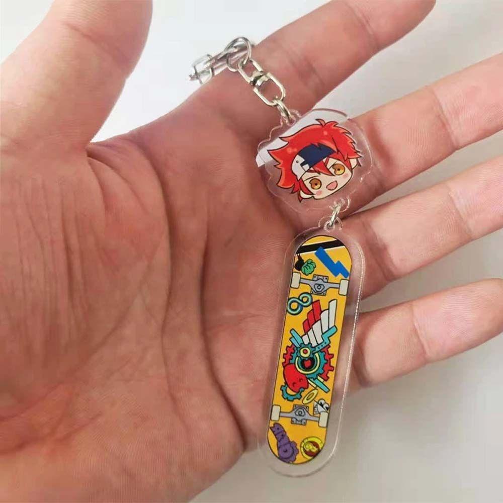 Móc Khóa Hai Mặt Bằng Acrylic Họa Tiết Hoạt Hình Anime Reki Kyan
