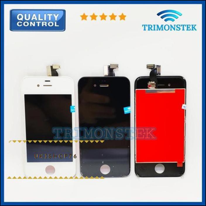 Màn Hình Cảm Ứng Lcd + Khung Màu Trắng 100% Cho Iphone 4 / 4g / 4s / 4 Cdma