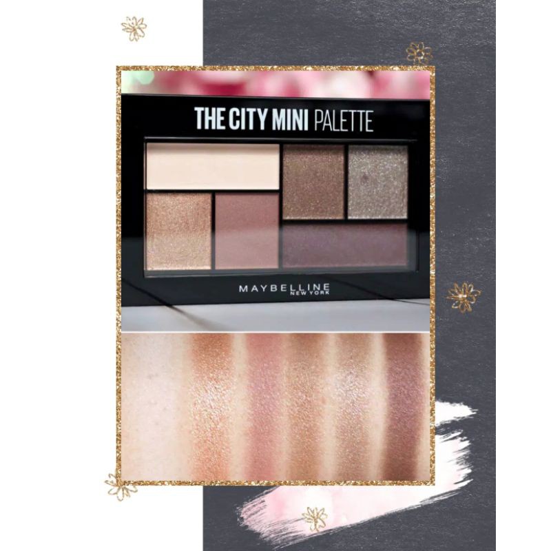 (Hàng Mới Về) Bảng Phấn Mắt Maybelline The City Mini