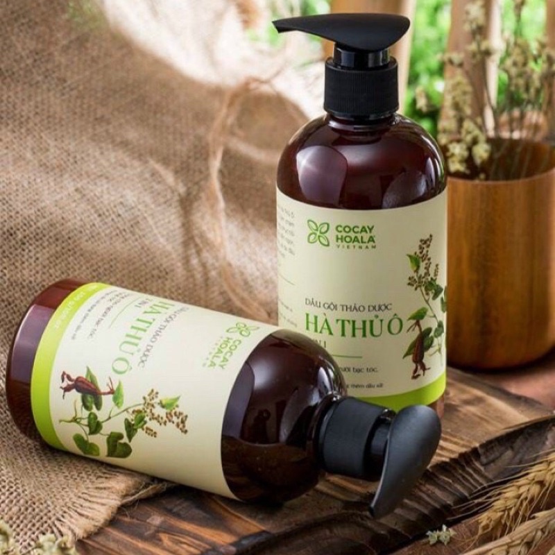 Dầu gội thảo dược hà thủ ô 2 in 1 cỏ cây hoa lá