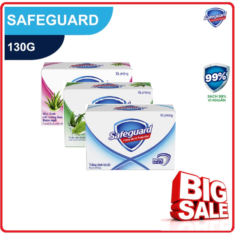 Xà Phòng Diệt Khuẩn SAFEGUARD Cục 130g