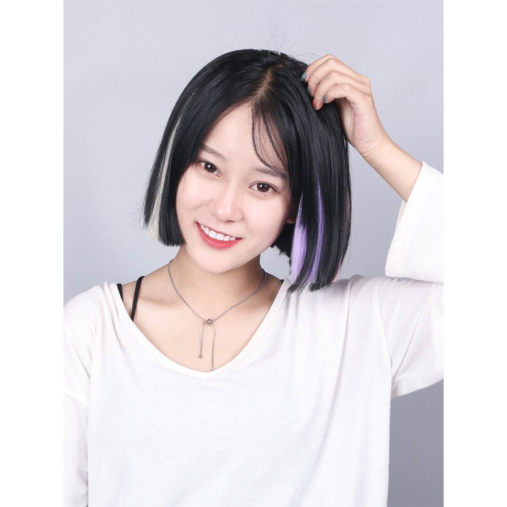 Tóc giả kẹp Bateno phong cách Hàn Quốc tóc giả nữ thẳng dài TG11