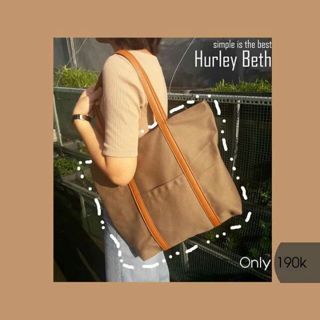 Túi tote cao cấp xuất Hàn Hurley Beth