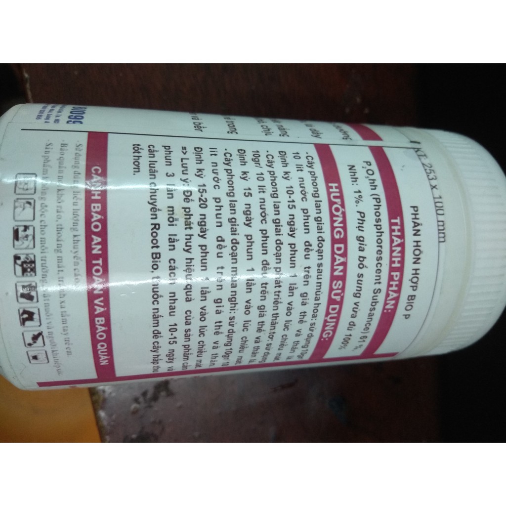 Phân bón lân tinh chất chuyên dùng cho hoa phong lan 500G