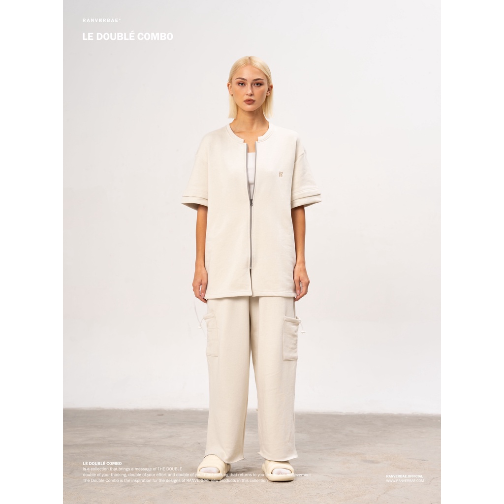 Áo Thun RANVERBAE Double Sleeve Kem