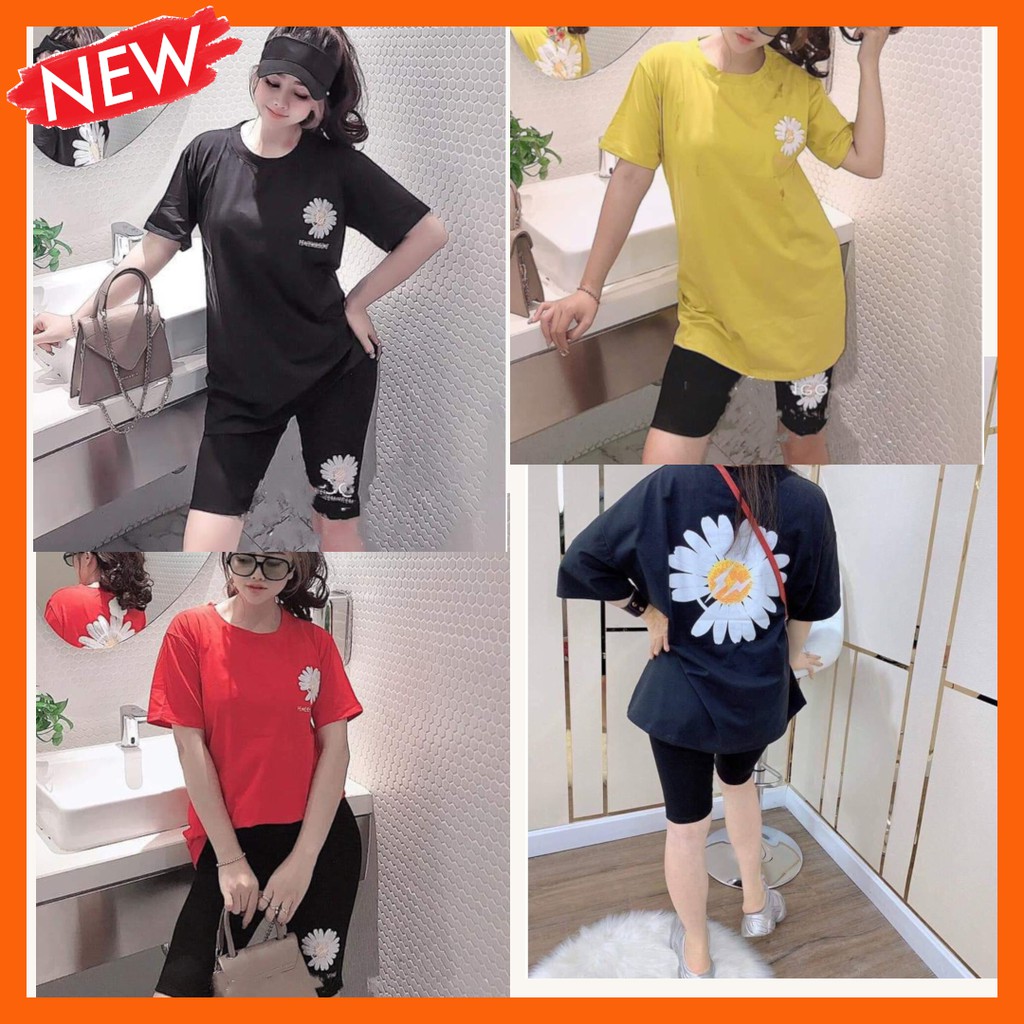 đồ bộ bông cúc quần lửng siêu đẹp vải cao cấp nha