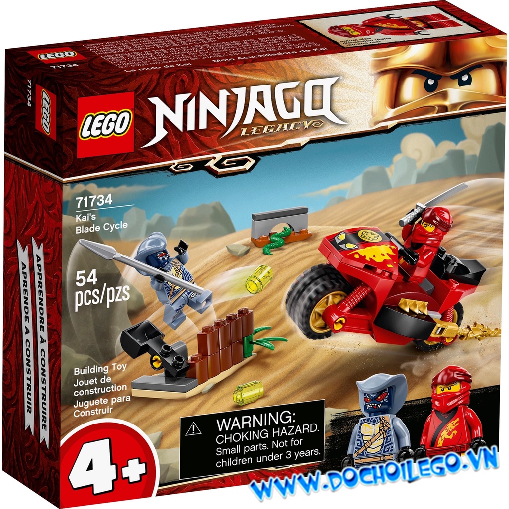 Đồ chơi lắp ráp Lego Ninjago4in1