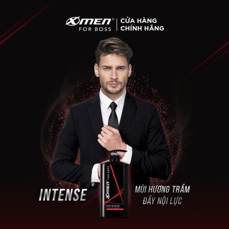 Sữa tắm nước hoa X-Men For Boss Intense 650g(mầu đỏ)