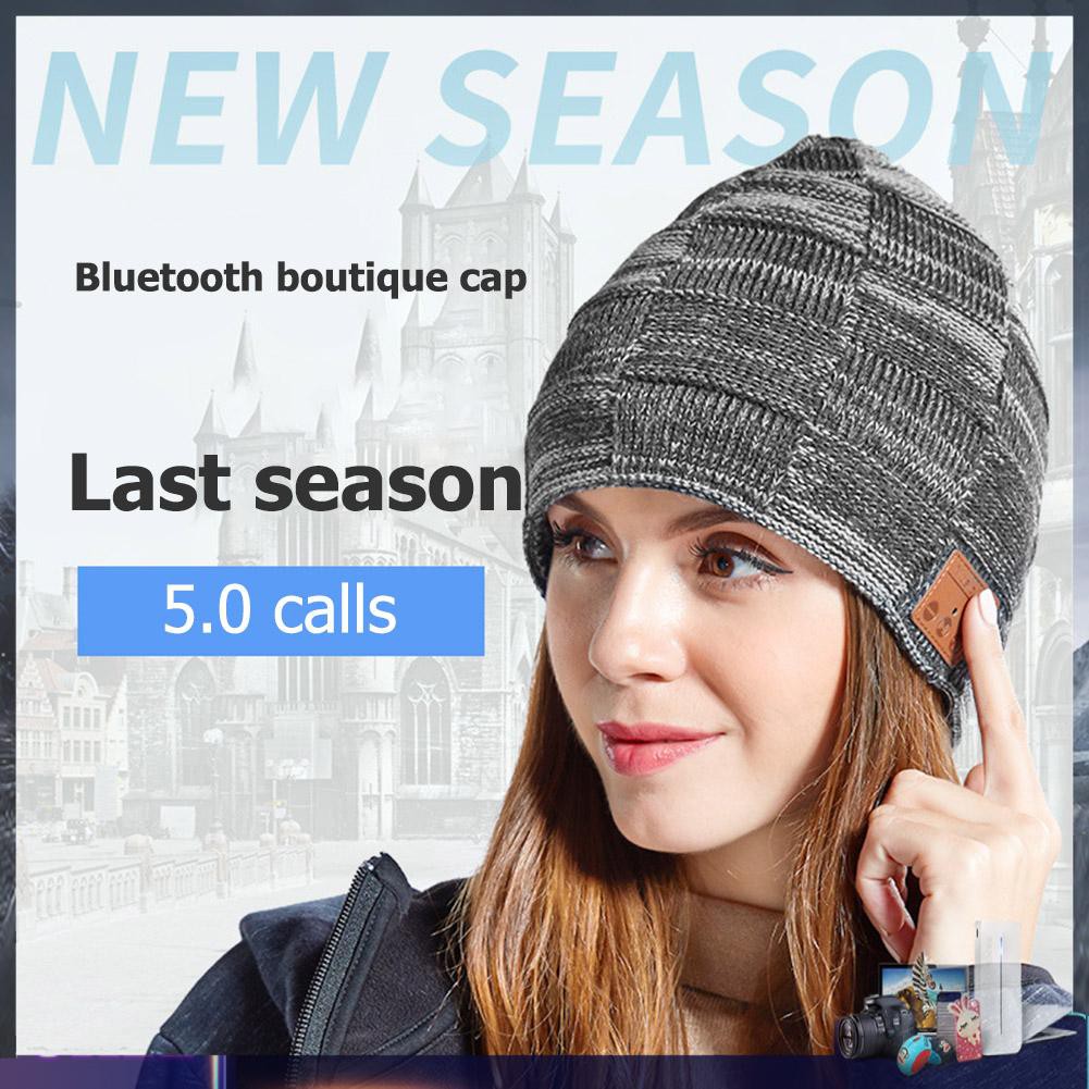 Mũ beanie Trùm Đầu Tích Hợp Phát Nhạc Bluetooth