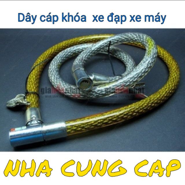 DÂY KHÓA XE MÁY ,XE ĐẠP CAO CẤP