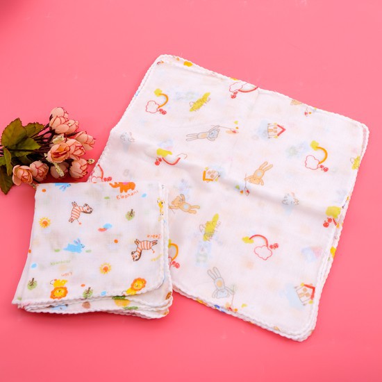 Sét 10 khăn sữa xuất Nhật hoa văn