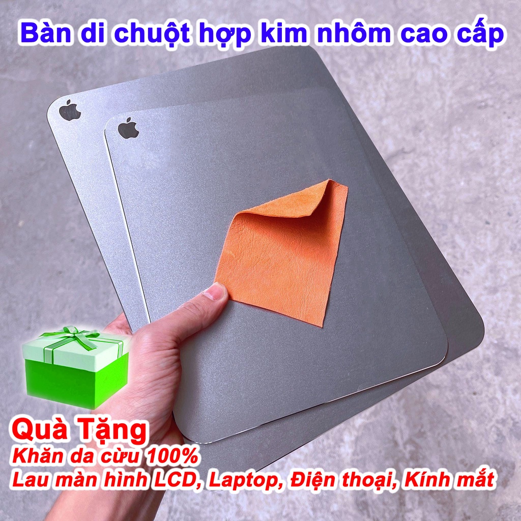 Bàn di chuột hợp kim nhôm Metal Mouse pad cao cấp