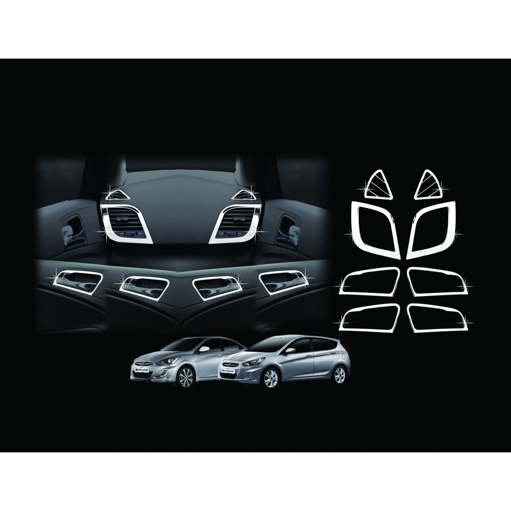 Ốp trang trí nội thất Hyundai Accent 2011-2015