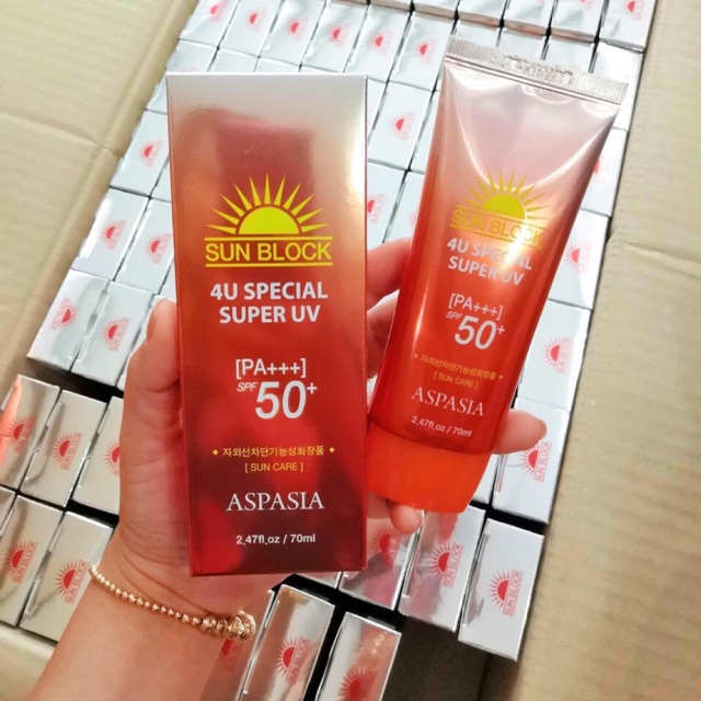 Chống nắng sun block 4u special aspasia