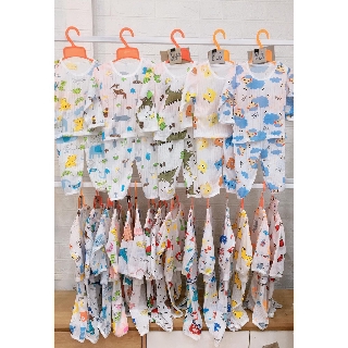 Set 5 bộ cotton giấy cho bé - 75k