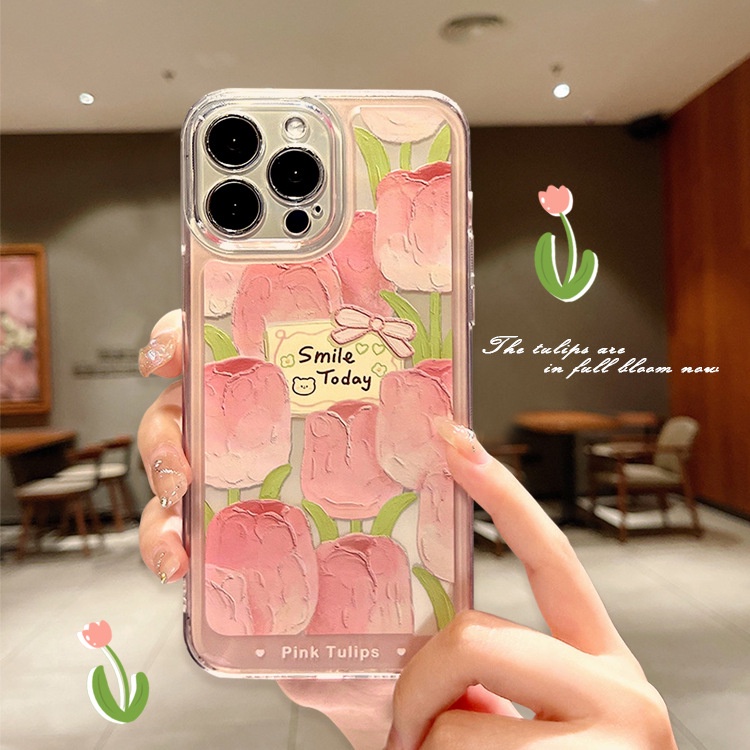 Ốp Điện Thoại In Họa Tiết Tranh Sơn Dầu Cho iphone13 13pro max 12 11 7 8p / X