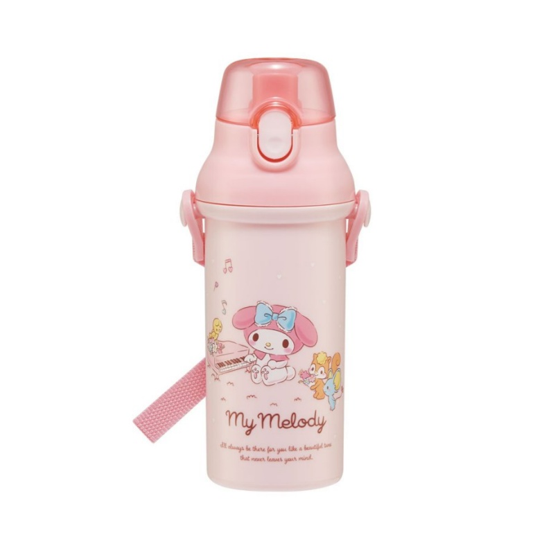 Bình Nước Một Chạm Kháng Khuẩn 480ml + PSB5SANAG Sản Xuất Tại Nhật Bản