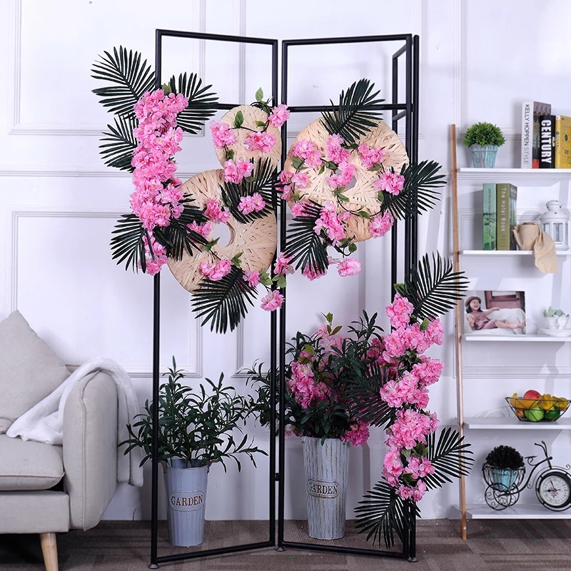 Dây hoa giả bằng lụa chiều dài 2.3m trang trí