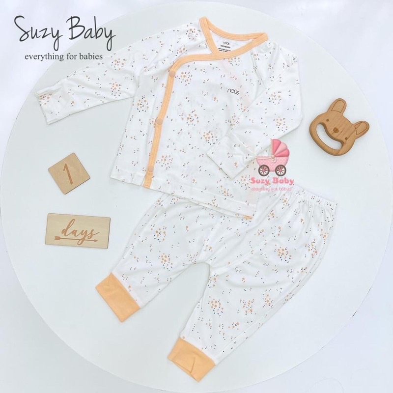 Bộ Nous cài lệch newborn petit cho bé