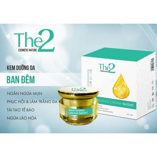 Kem đêm kem dưỡng ban đêm the 2 đông dược vũ đức phủ trắng làn da chăm soc da mặt ban đêm