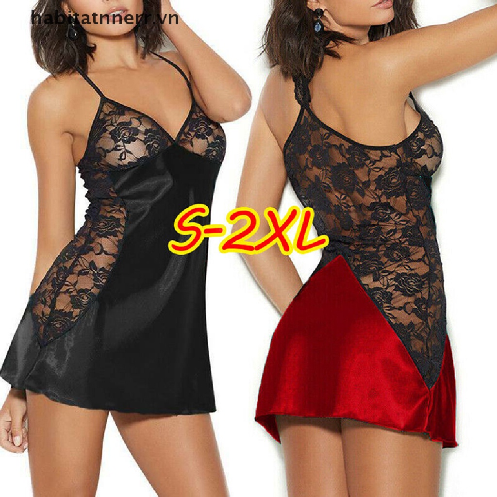 Đầm Ngủ Babydoll Phối Ren Gợi Cảm | BigBuy360 - bigbuy360.vn