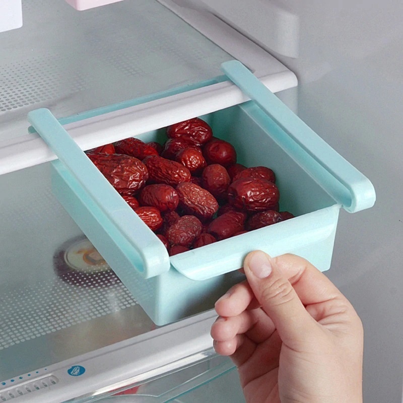 Refrigerator Drawer Storage Box Multifunctional Fruit Vegetable Storage Rack Useful Kitchen Accessories 4 Colors