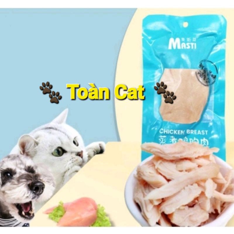 ỨC GÀ HẤP PET NACK ĂN LIỀN CHO CHÓ MÈO